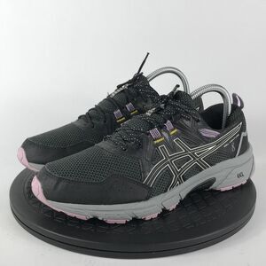 Asics Gel-Venture 8 Gray/Pink Trail Running Shoes 1012A706 Women’s Size 9